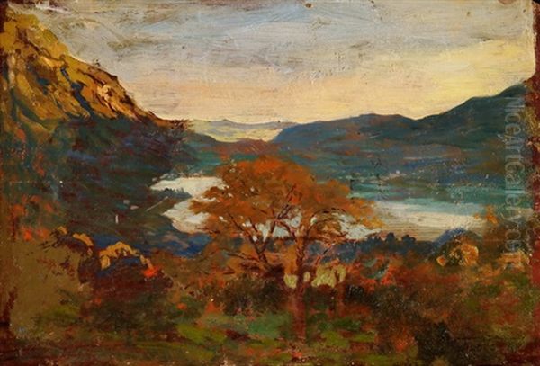 Sommerliche Gebirgslandschaft Mit See - view 1