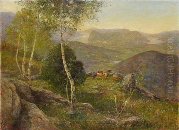 Tessinerlandschaft Mit Lugano - view 1