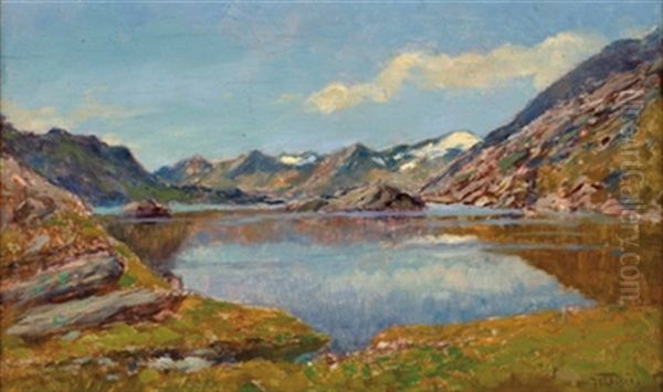 Moesolasee Mit Blick Auf San Bernardino - view 1