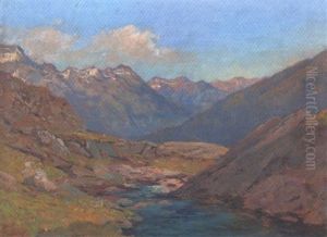 Bergsee In Den Alpen by Gioacchino Galbusera