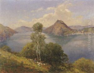 Blick Auf Lugano