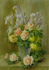 Blumenstrauss Mit Rosen by Gioacchino Galbusera