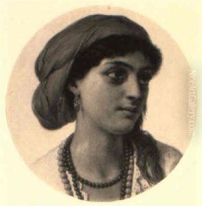 A Young Beauty, Head And Shoulders