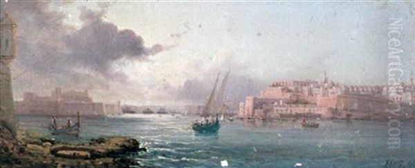 View Of Valetta Harbour - view 1