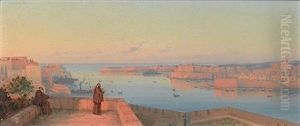 View Of The Grand Harbour And The Three Fortified Cities Of Cospicua, Vittoriosa, And Senglea, Malta