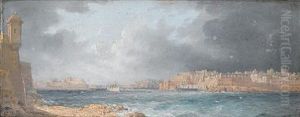 The Grand Harbour, Malta by Luigi Maria Galea