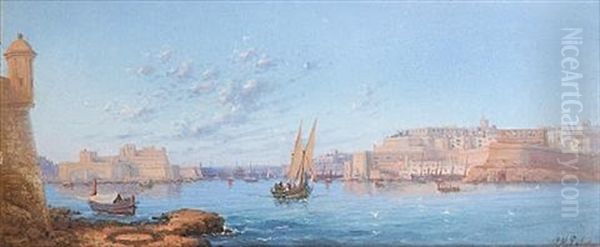 Grand Harbour, Valletta By Day (+ Grand Harbour, Valletta By Night; Pair) - view 1