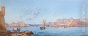 Grand Harbour, Valletta By Day (+ Grand Harbour, Valletta By Night; Pair)