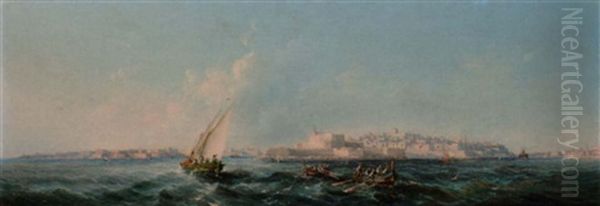 Fort St. Elmo From The Sea, Malta - view 1