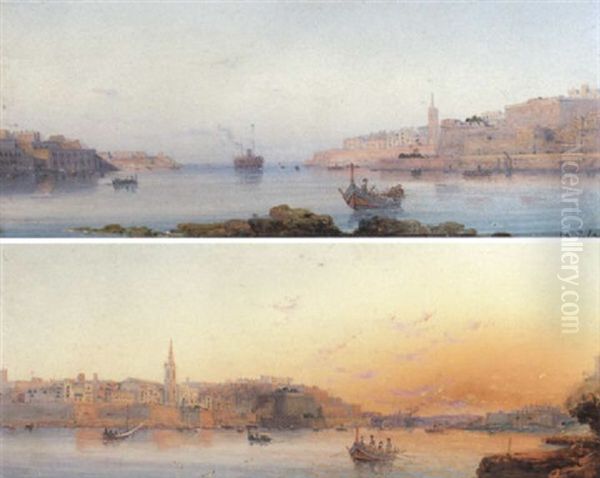 The Grand Harbour, Valetta, Early Morning - view 1