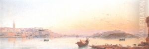 A View Of The Grand Harbour, Malta