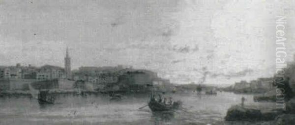 Marsamxett Harbour At Dusk - view 1