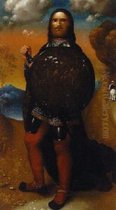 A Knight by Giuseppe (Il Cremonese) Galetti
