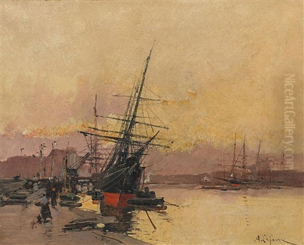 Abendstimmung Im Hafen - view 1