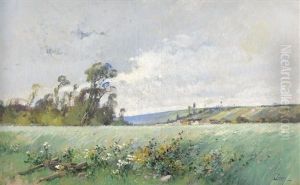 Weite Fruhlingslandschaft by Eugene Galien-Laloue