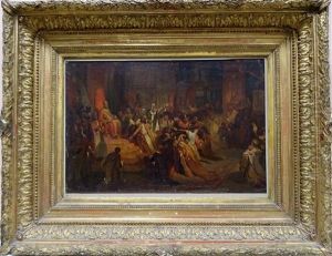 Le Couronnement De Baudouin De Constantinople (etude Pour)