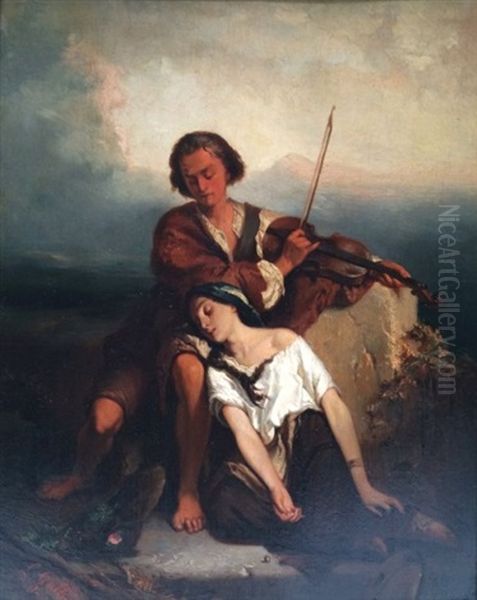 Violoniste Et Son Amante - view 1