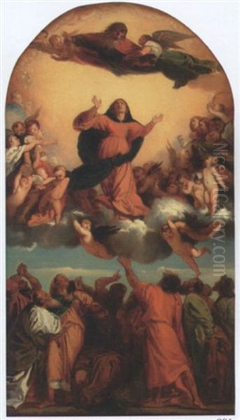 L'assomption, Eglise De Sainte Marie Glorieuse Des Moines, Venise - view 1