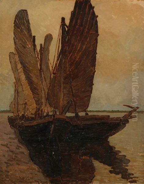 Annam, Barques De Peche - view 1