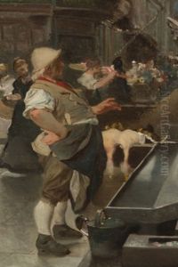 Butcher Scene by Pierre-Victor Galland