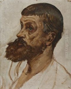 Tete, Homme Barbu (study) by Pierre-Victor Galland