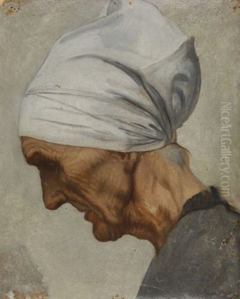 Tete D'apres Nature, Femme Agee (study) - view 1