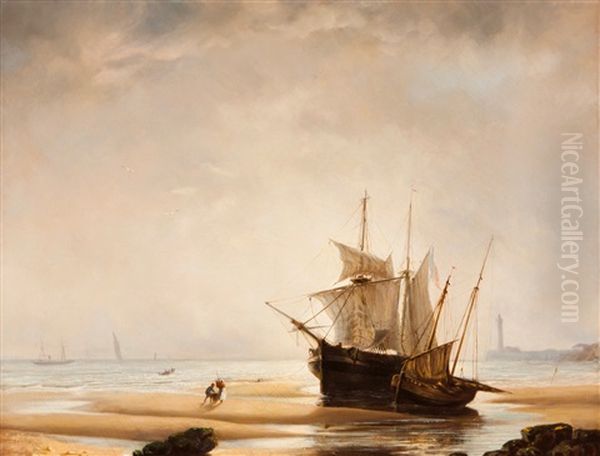 Seascpae With Boats And - view 1