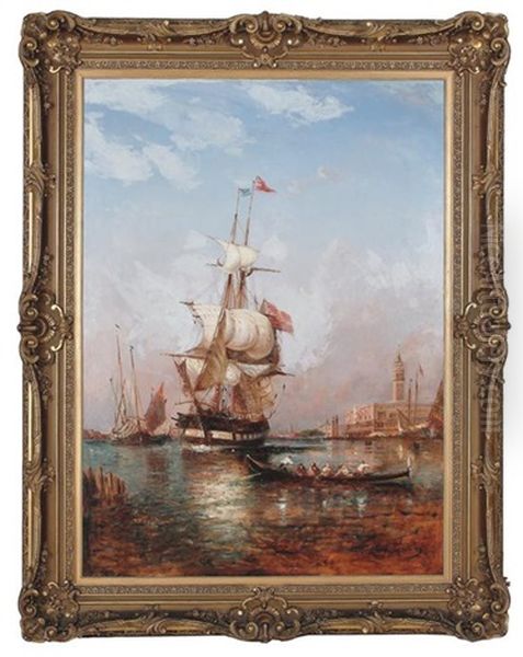 Ships With Piazza San Marco In Distance, Venice - view 1