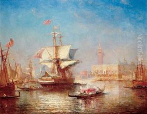 Gondoles Et Voiliers A Venise