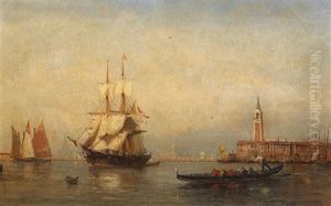 La Lagune De Venise by Paul Charles Emmanuel Gallard-Lepinay