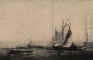 Grand Canal, Venice by Paul Charles Emmanuel Gallard-Lepinay