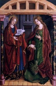 Maria Magdalena Y Santa Margarita(?) by Fernando Gallego