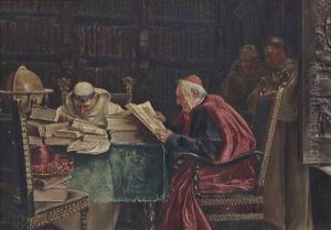 The Cardinal's Visit To The Library