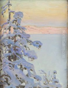 View Over The Lake by Akseli Valdemar Gallen-Kallela