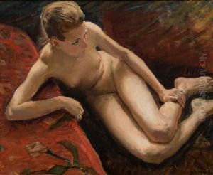 Naked Model by Akseli Valdemar Gallen-Kallela