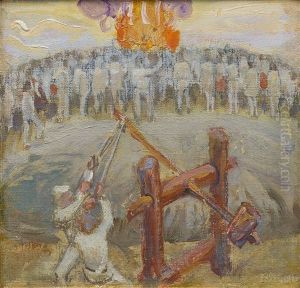 May Bonfire by Akseli Valdemar Gallen-Kallela