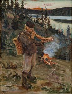 Shepherd Boy From Paanajarvi by Akseli Valdemar Gallen-Kallela