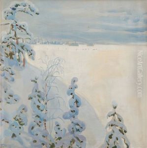 Winter Landscape by Akseli Valdemar Gallen-Kallela