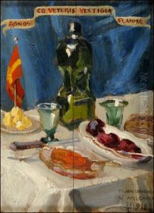 Juhlapoyta by Akseli Valdemar Gallen-Kallela