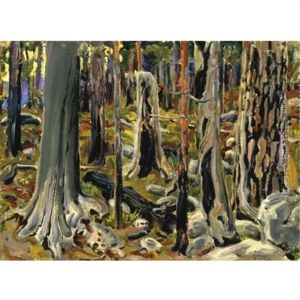 Kaskimetsa (burnt Forest) by Akseli Valdemar Gallen-Kallela