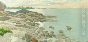 Kesaaurinkoa by Akseli Valdemar Gallen-Kallela