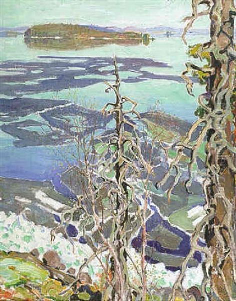 Nakyma Yli Jarven - view 1