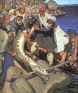 Den Stora Gaddan by Akseli Valdemar Gallen-Kallela