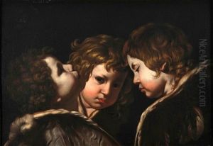 Tre Angeli by Giacomo (Lo Spadarino) Galli