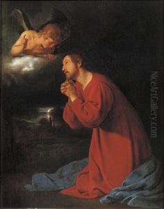 The Agony In The Garden by Giacomo (Lo Spadarino) Galli