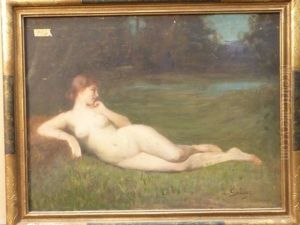 Nu Dans Un Paysage by Louis Galliac