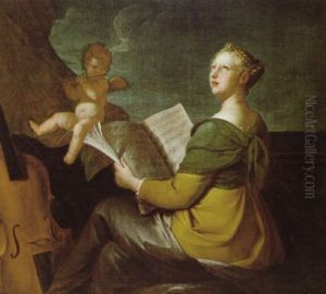 Die Musik, Eine Von Vier Allegorischen Darstellungen Der Artes Liberales by Bernardino Galliari