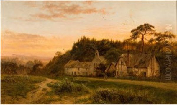 Sunset Near Farnham - view 1
