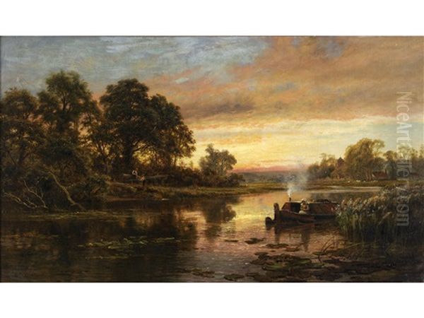 A Sunset On The Medway - view 1