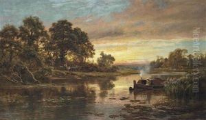 A Sunset On The Medway